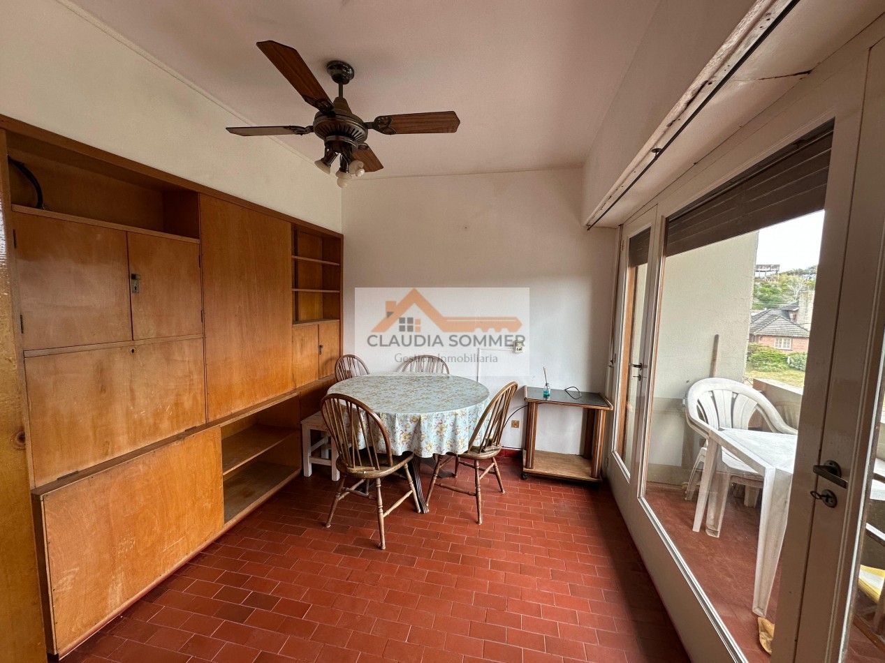 DEPARTAMENTO CON GAS NATURAL + BAULERA A 1 CUADRA DEL MAR 