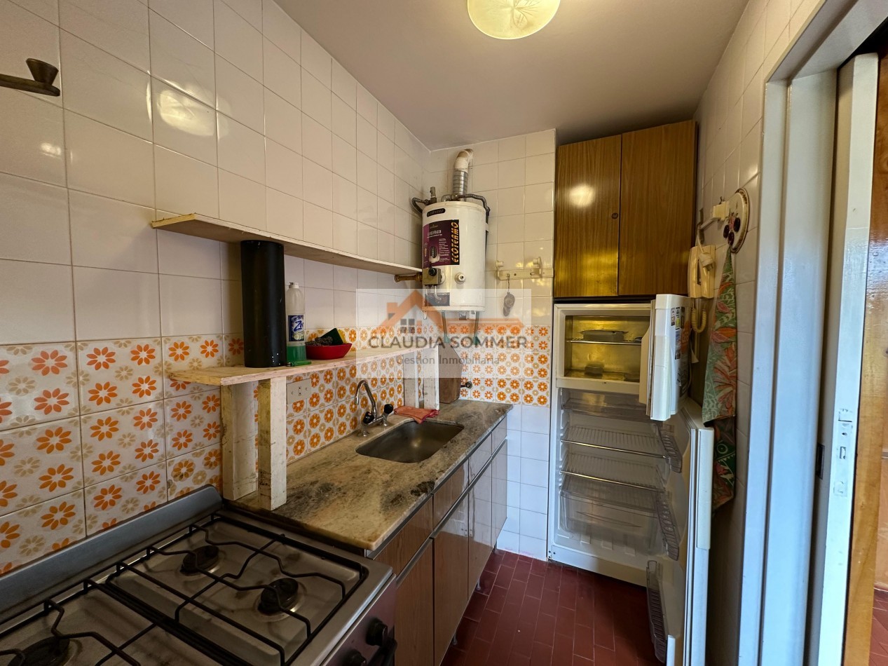 DEPARTAMENTO CON GAS NATURAL + BAULERA A 1 CUADRA DEL MAR 