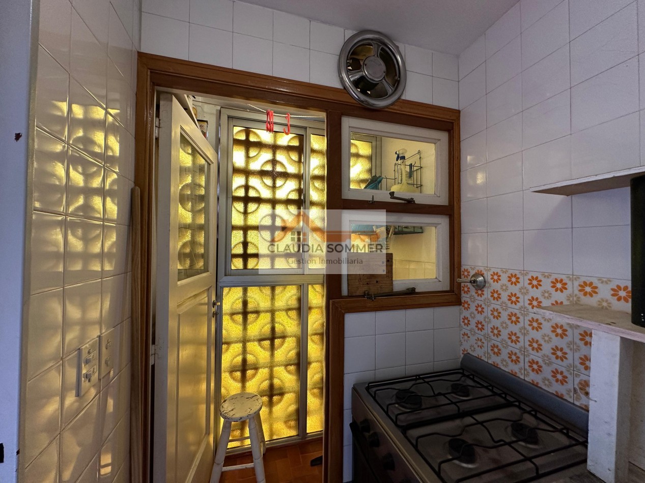 DEPARTAMENTO CON GAS NATURAL + BAULERA A 1 CUADRA DEL MAR 