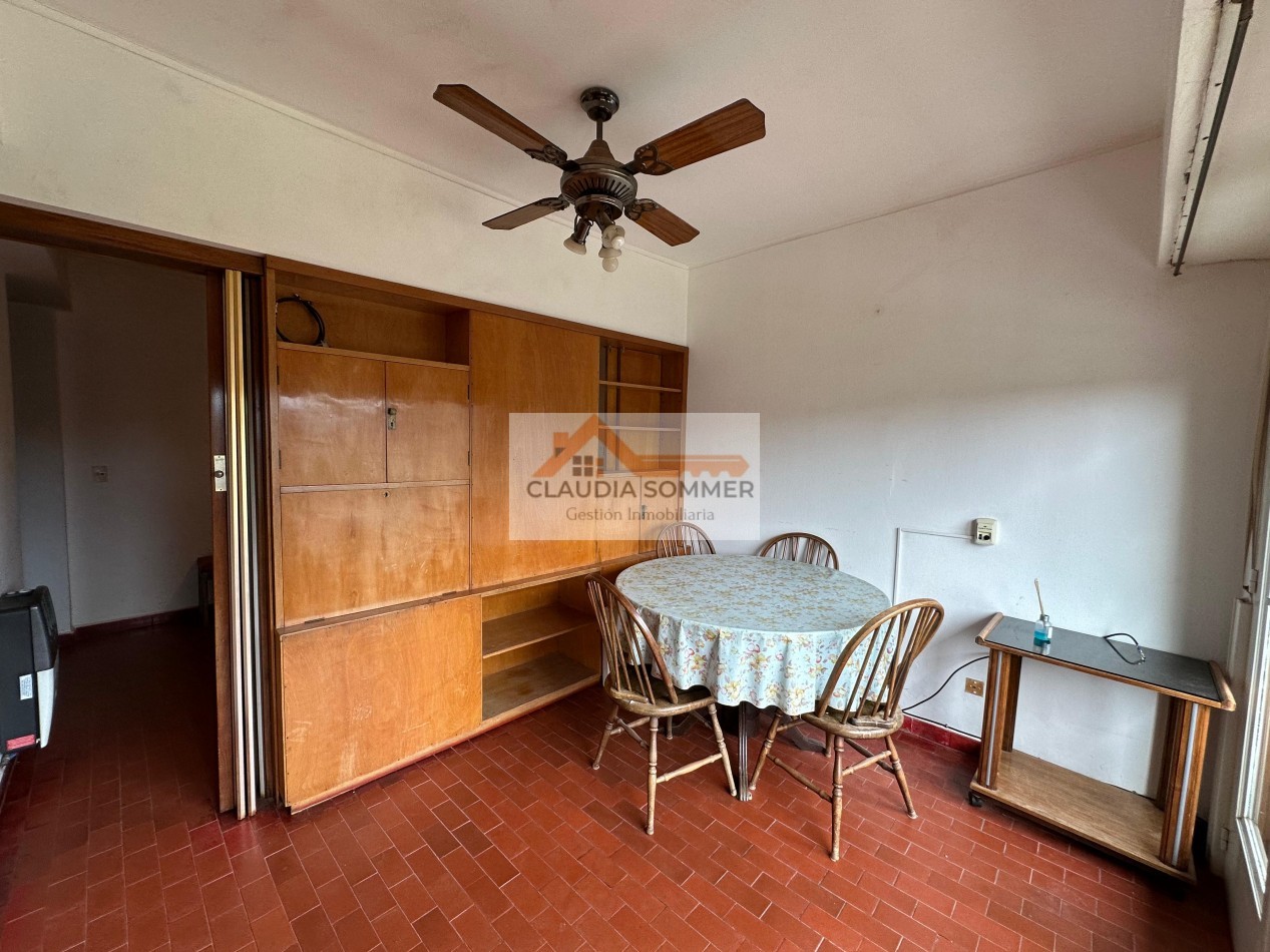 DEPARTAMENTO CON GAS NATURAL + BAULERA A 1 CUADRA DEL MAR 