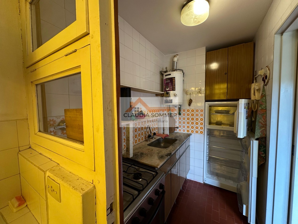 DEPARTAMENTO CON GAS NATURAL + BAULERA A 1 CUADRA DEL MAR 