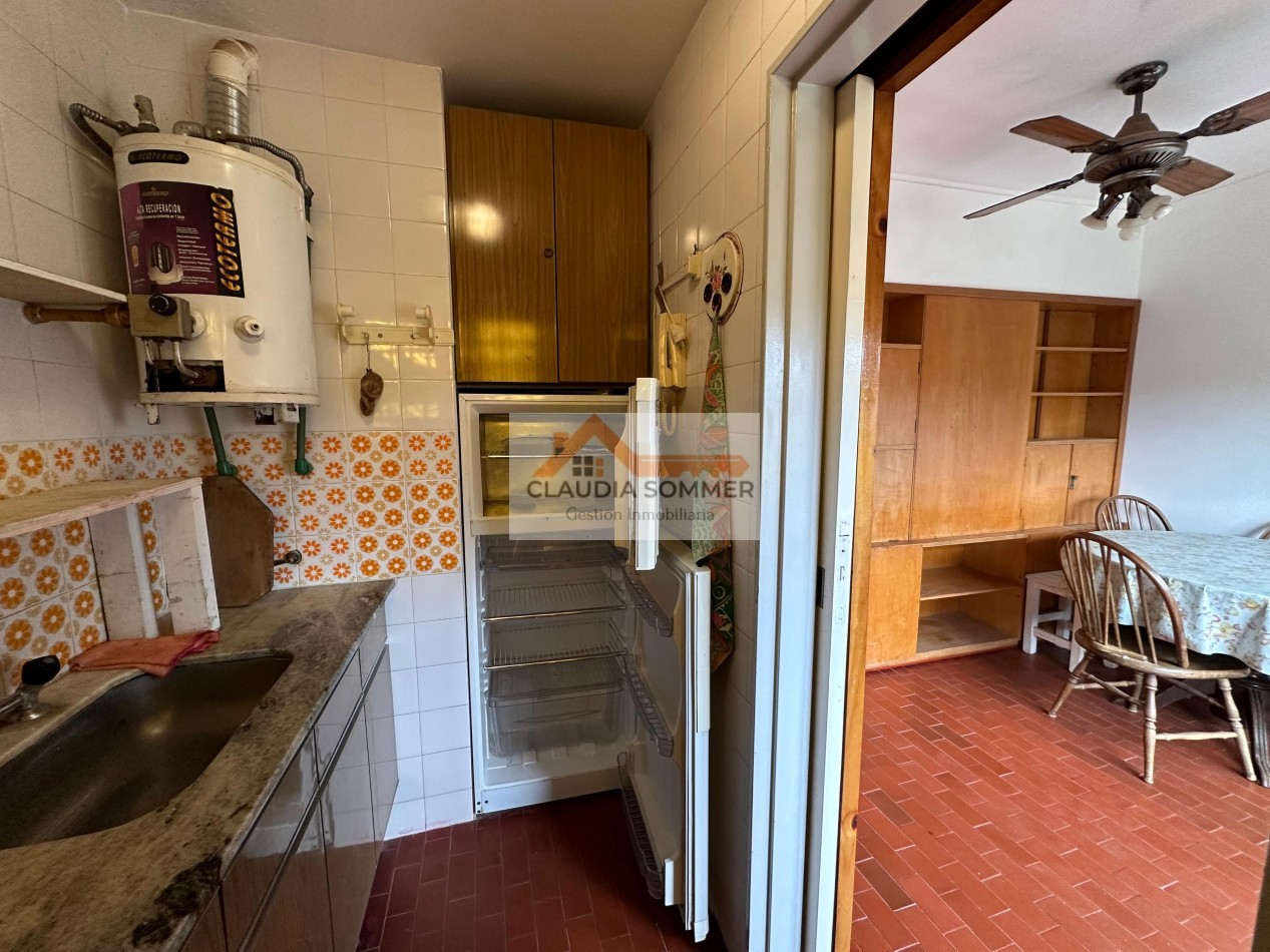 DEPARTAMENTO CON GAS NATURAL + BAULERA A 1 CUADRA DEL MAR 