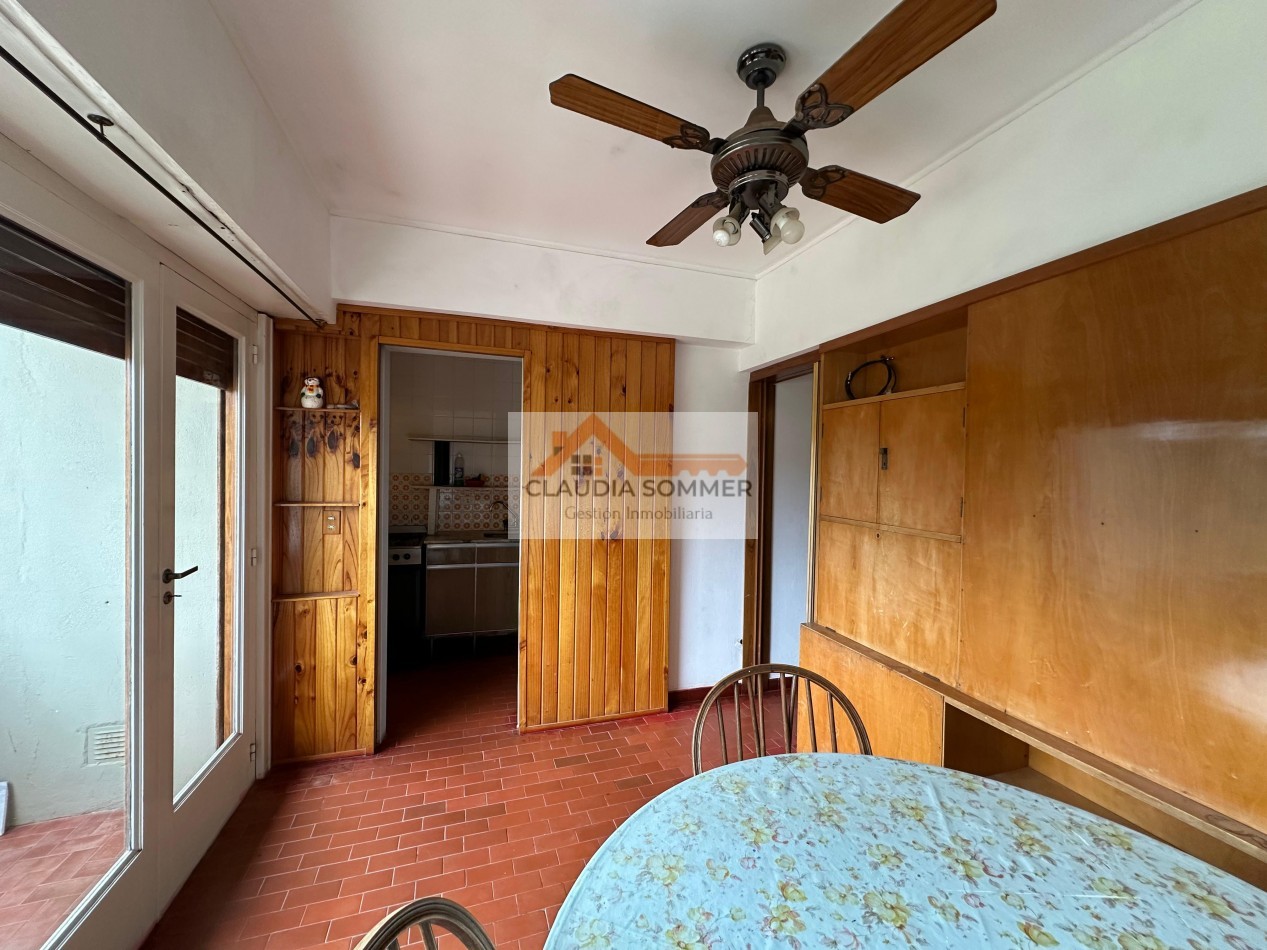 DEPARTAMENTO CON GAS NATURAL + BAULERA A 1 CUADRA DEL MAR 