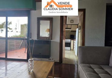 DEPARTAMENTO DE DOS AMBIENTES Y MEDIO EN EL CENTRO DE PINAMAR