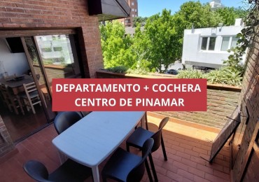 DEPARTAMENTO + COCHERA -TRES AMBIENTES EN EL CENTRO DE PINAMAR-
